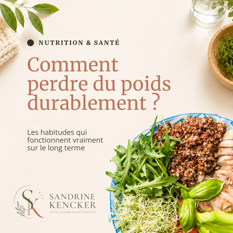 COMMENT perdre du poids durablement