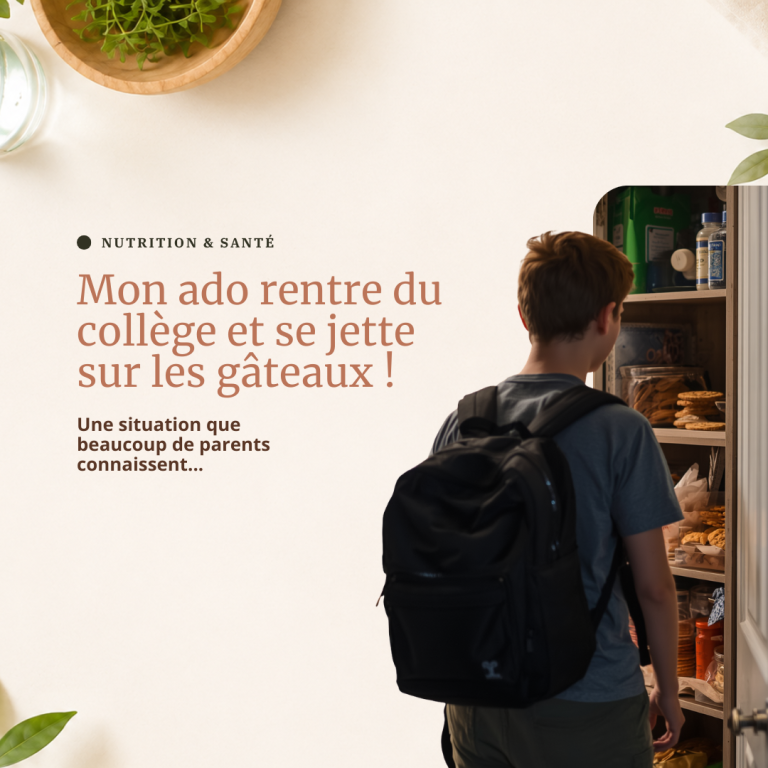 mon ado rentre du collège et se jette sur les gâteaux Sandrine ekcnker