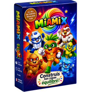 MiAMiX – Le jeu de cartes sur l’équilibre alimentaire
